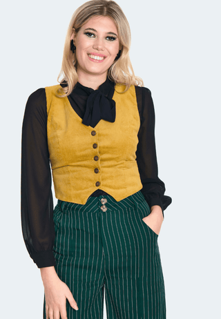 70s Corduroy Vest - FINAL SALE - Sincerely Betty