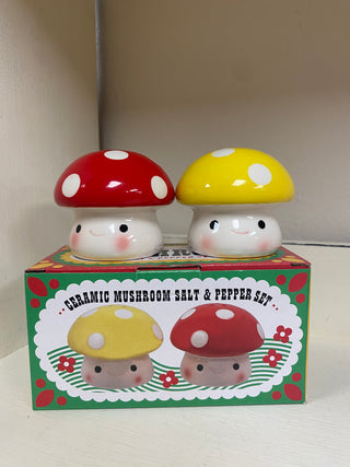 Mushroom Salt & Pepper Set