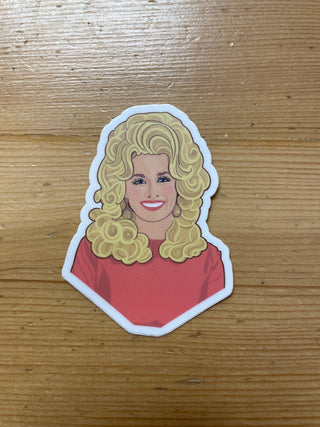 Big Hair Dolly Sticker