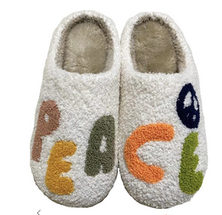 Peace Slippers–Final Sale Item