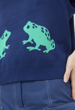 Froggy Knit Vest