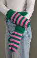 Green/Pink Stripe