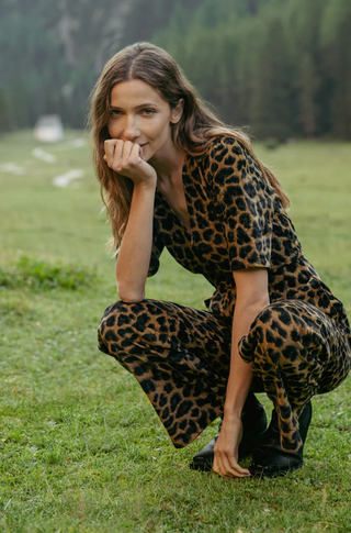 Clan Leopard Print Jumpsuit