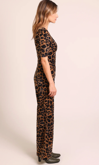 Clan Leopard Print Jumpsuit