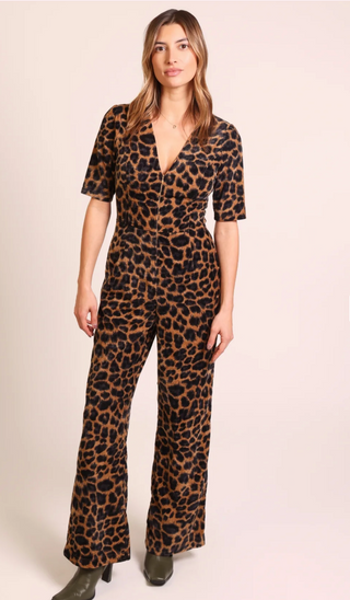 Clan Leopard Print Jumpsuit