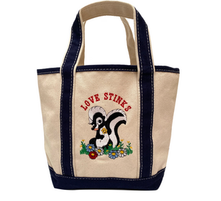 Love Stinks Mini Canvas Tote Bag