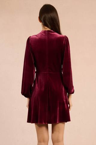 Wrap Velvet Dress