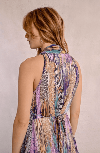 Boho Wild Animal Print Dress - Sincerely Betty