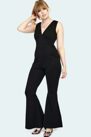 60s Flared Jumpsuit