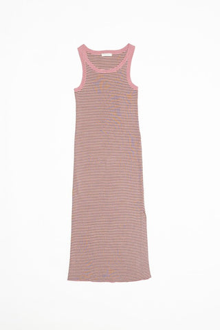 Mia Striped Tank Midi Dress-FINAL SALE