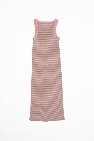 Mia Striped Tank Midi Dress-FINAL SALE
