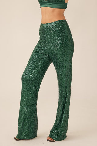 Sequin Straight Leg Pant-FINAL SALE