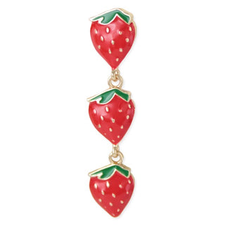 Strawberry Linear Post Earrings