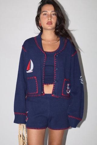 Nautical Cardigan