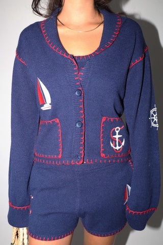 Nautical Cardigan