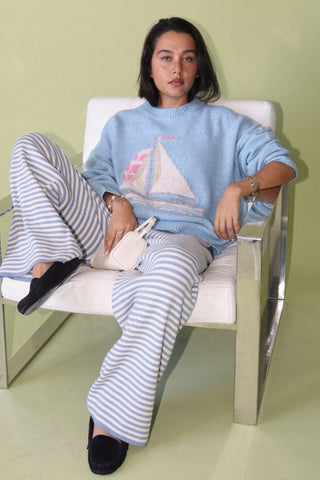 Sailboat Knit Sweater