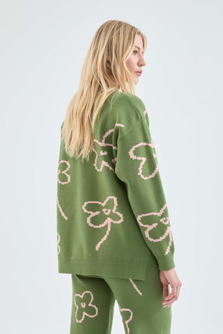 Emily Flower Sweater