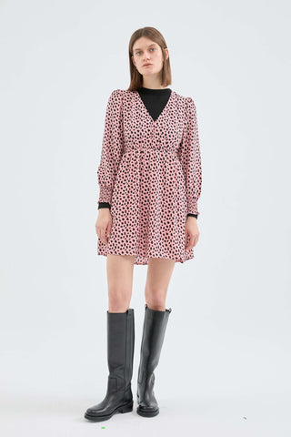 Spotted Print Polka Dot Dress-FINAL SALE