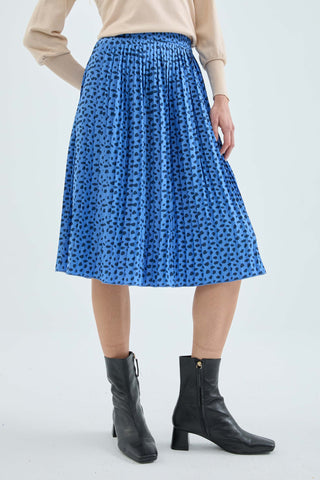 Spotted Midi Skirt-FINAL SALE