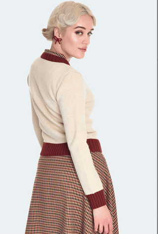 40s Argyle Style Cardigan - Sincerely Betty