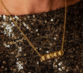 70s Disco Necklace - FINAL SALE - Sincerely Betty