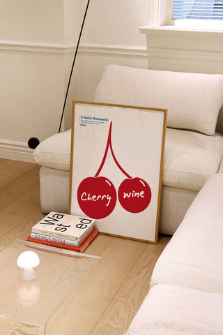 Cherry Wine 1980s Retro Giclée Art Print