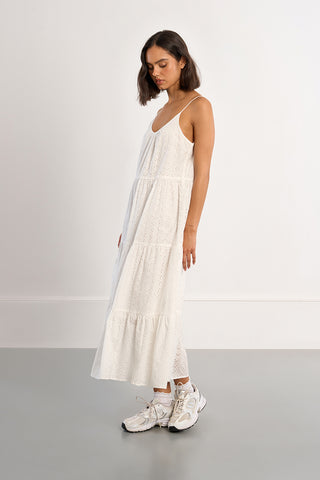 Eyelet Boho Midaxi Dress