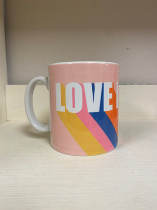 Love is Love Mug in Pink