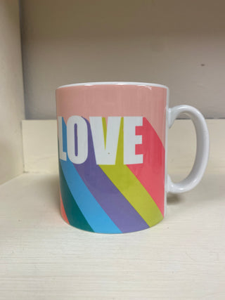 Love is Love Mug in Pink
