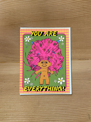 Everything Troll Greeting Card