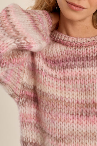 Marbled Knit Sweater