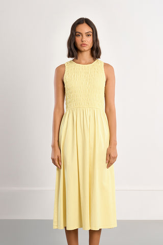 Sunny Ruched Bodice Midi Dress
