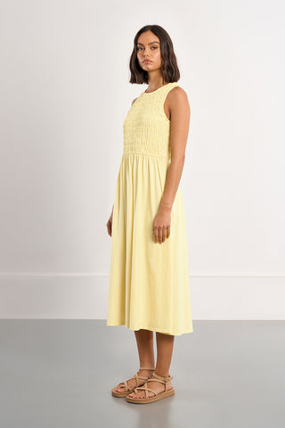 Sunny Ruched Bodice Midi Dress