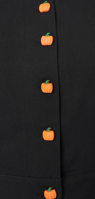 Pumpkin Button Crop Cardigan-FINAL SA;E