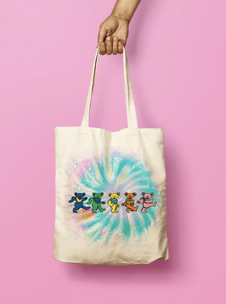 Grateful Dead Dancing Bears Tote