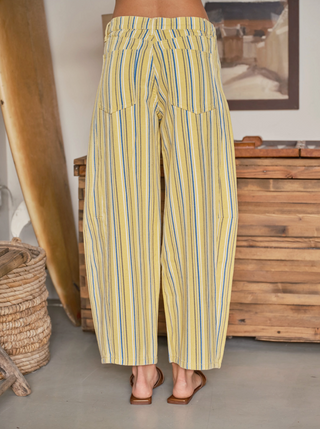 Striped Barrel Jeans