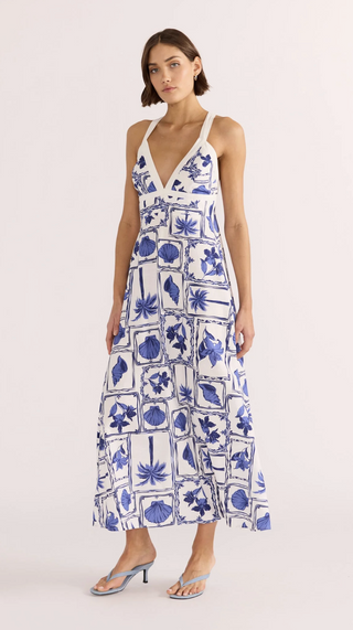 Sylvie Panel Midi Dress