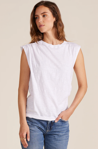 Shirred Muscle Tee