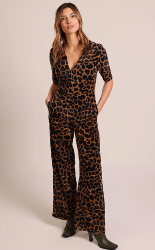 Clan Leopard Print Jumpsuit