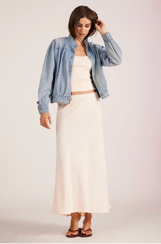 Bias Cut Maxi Skirt