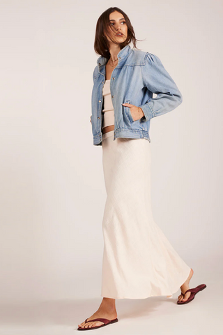 Bias Cut Maxi Skirt