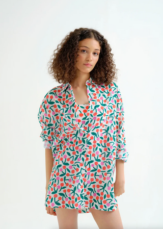 Cherry Print Blouse
