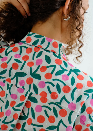 Cherry Print Blouse