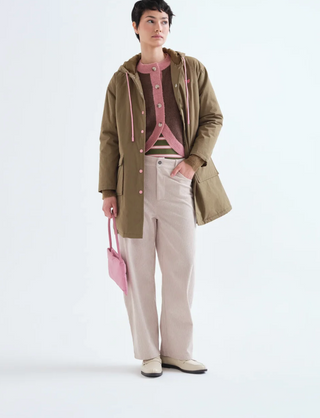 Two-tone Knit Cardigan