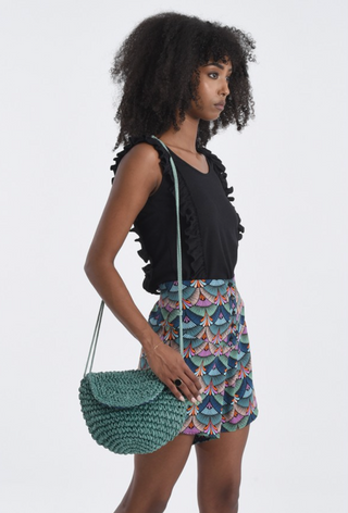 Crossbody Woven Handbag