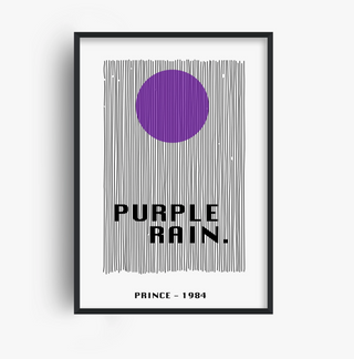 Purple Rain Prince Giclée Art Print