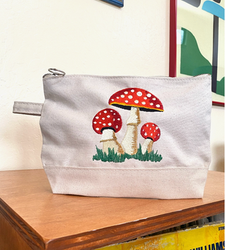 Canvas Mushroom Utility Bag