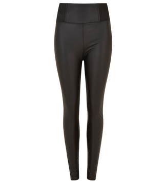 Faux Leather High Rise Leggings