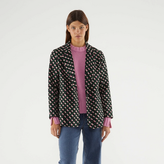 Geo Print Blazer