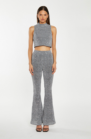 Sequin High Waisted Pants